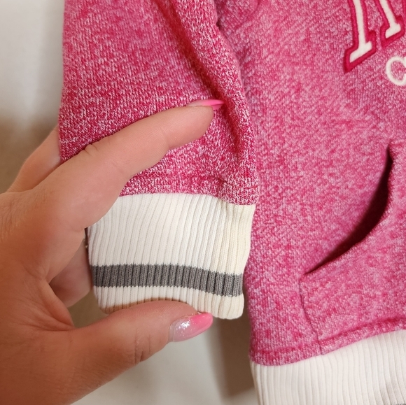 Roots Canada Baby Roots pink zip up hoodie.  18-24 months - Picture 10 of 15